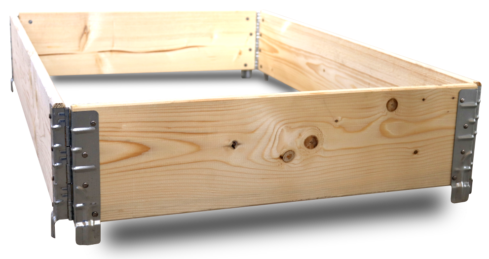 Paletové ohrádky záhony - 2