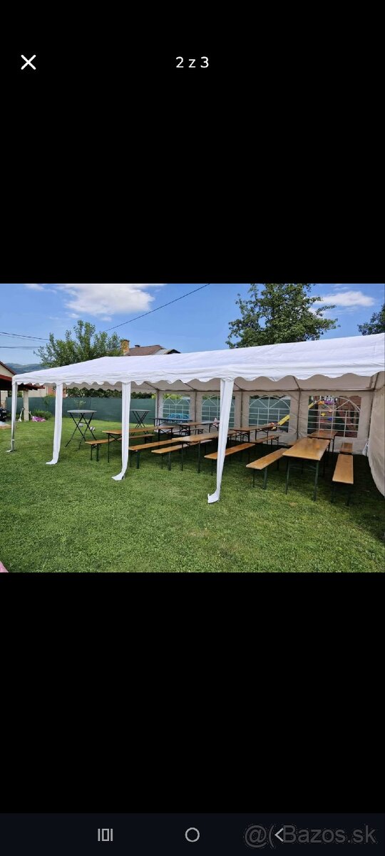 Prenájom párty stanu - 2