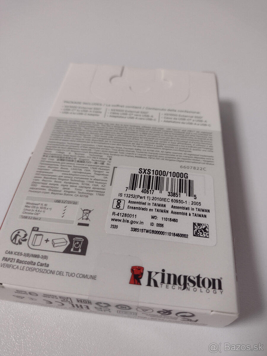Kingston XS1000 1TB black SSD - 2