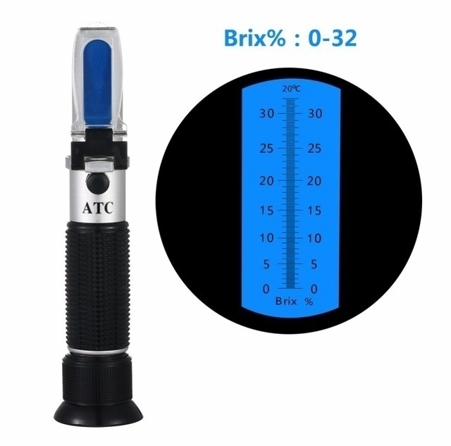 Refraktomer na kvas 0-32% (cukromer) v boxe - 2