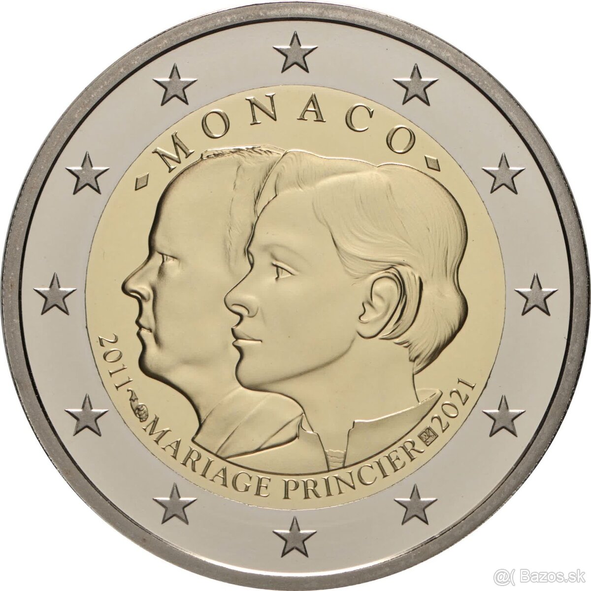 Monaco 2 euro 2021 - 2