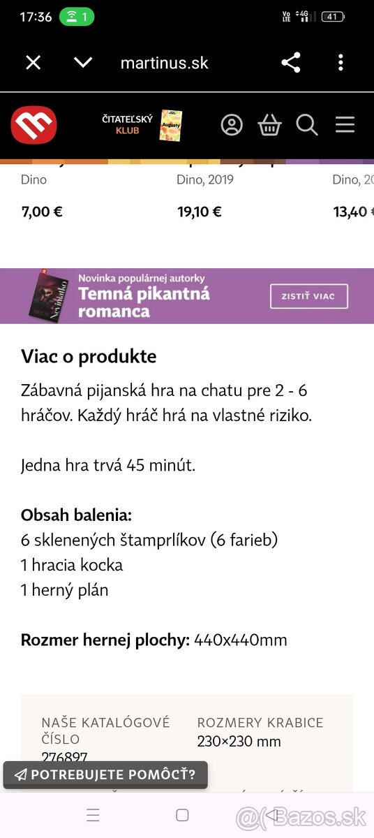 Spoločenská hra Veselý štamprlìk - 2