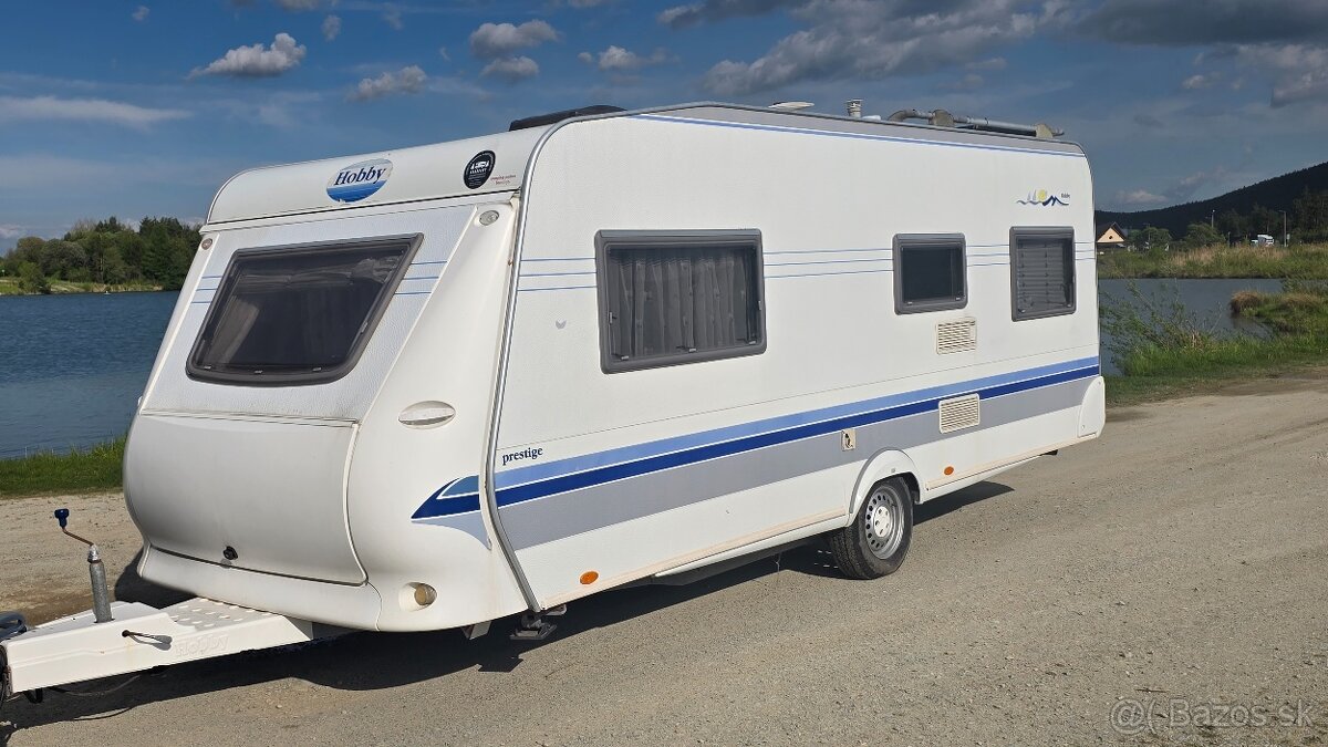 Obytný príves Hobby 540 Prestíge - predstan, solar - 2