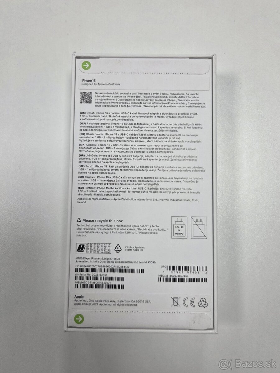 iPhone 15 128GB - 2
