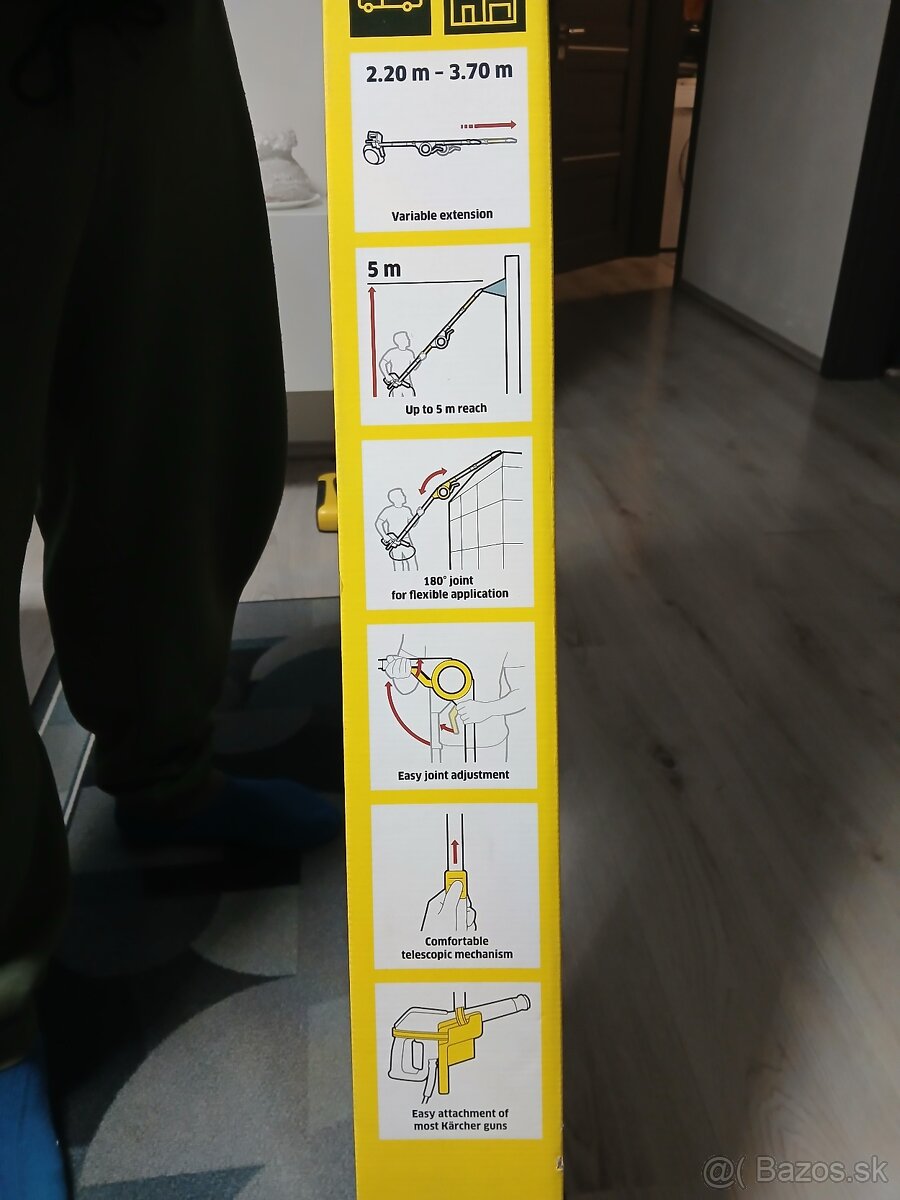 Teleskopická predlžovacia pištoľ - 2