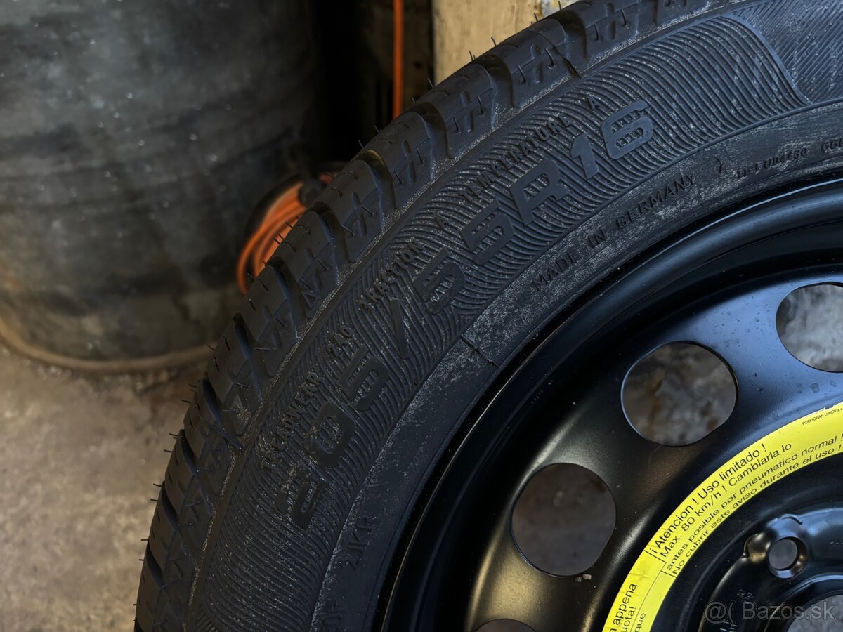 Plnohodnotná rezerva 205/55R16 - 2