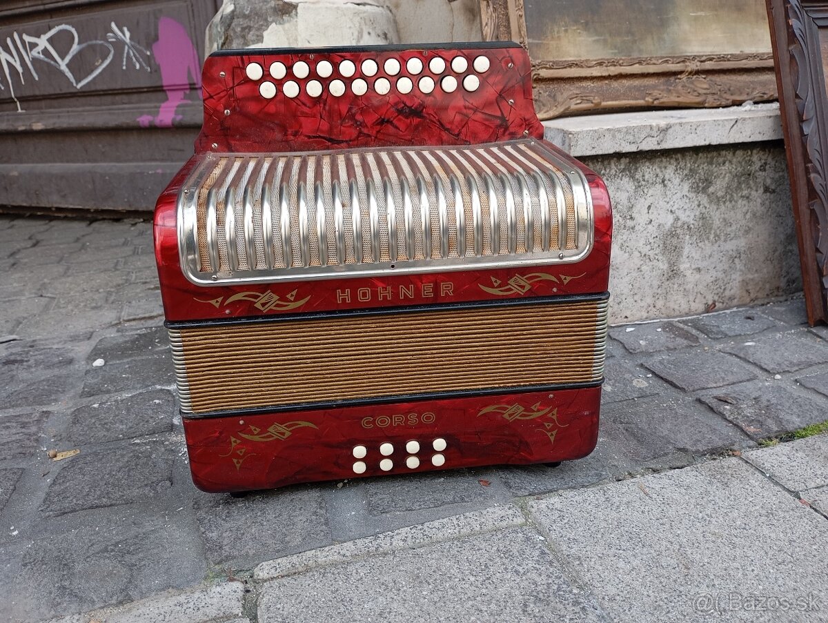 Predám harmoniku hohner corso - 2