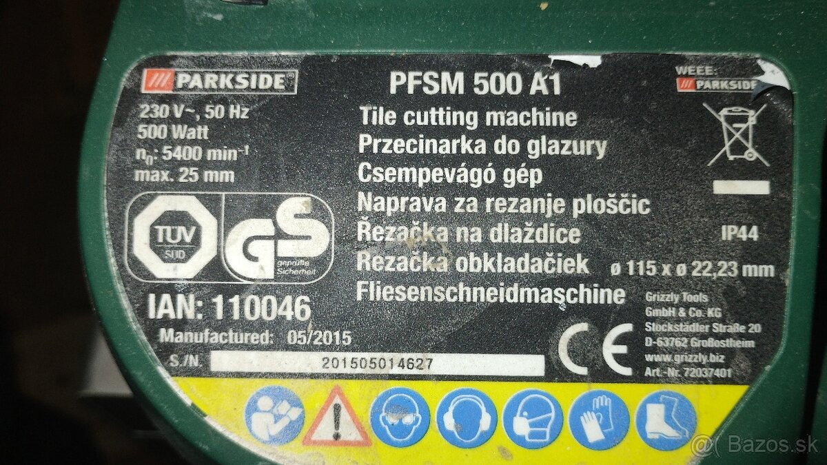 Rezačka dlažby - 2