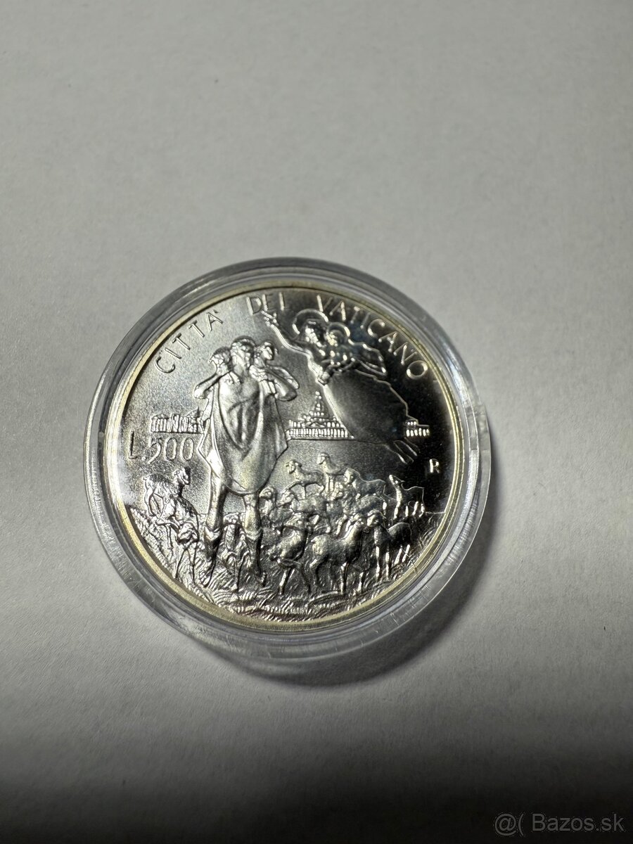 Ján Pavol II 500 Lír Ag - 2