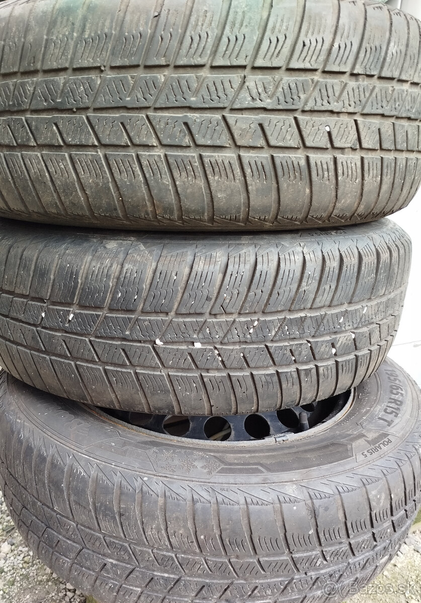 Predam kolesa 5x112 6Jx15 H2 ET47 zimne pneu 195/65R15 - 2