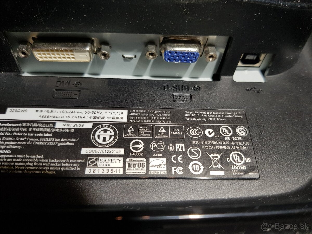 Monitor Philips 220cw - 2