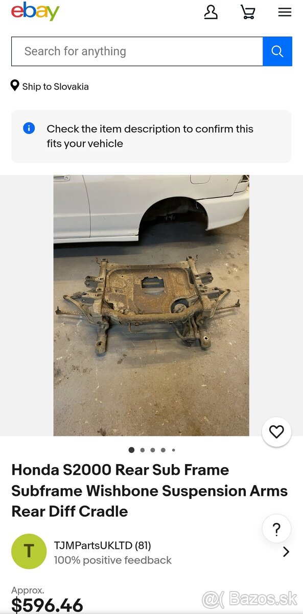 HONDA S2000 Zadná nápravnica - 2