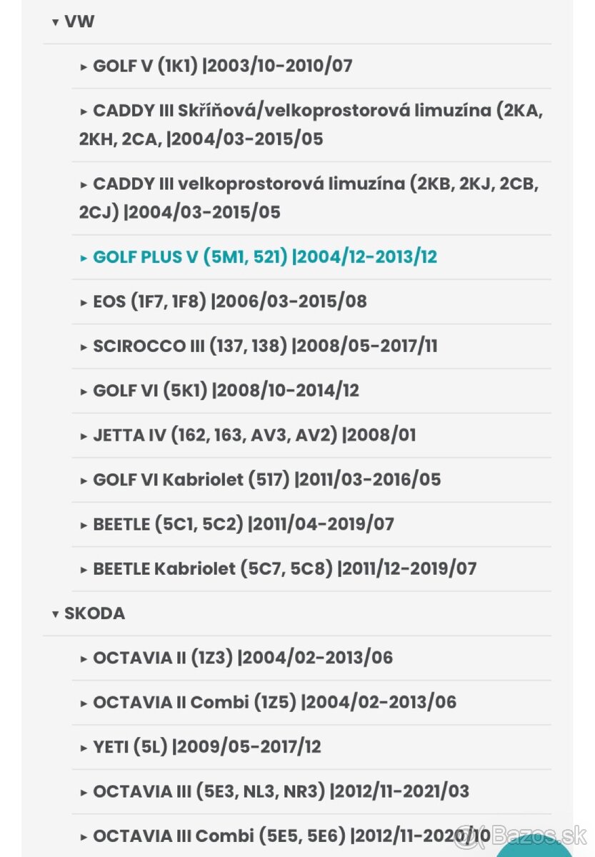 Brzdové kotúče - 2