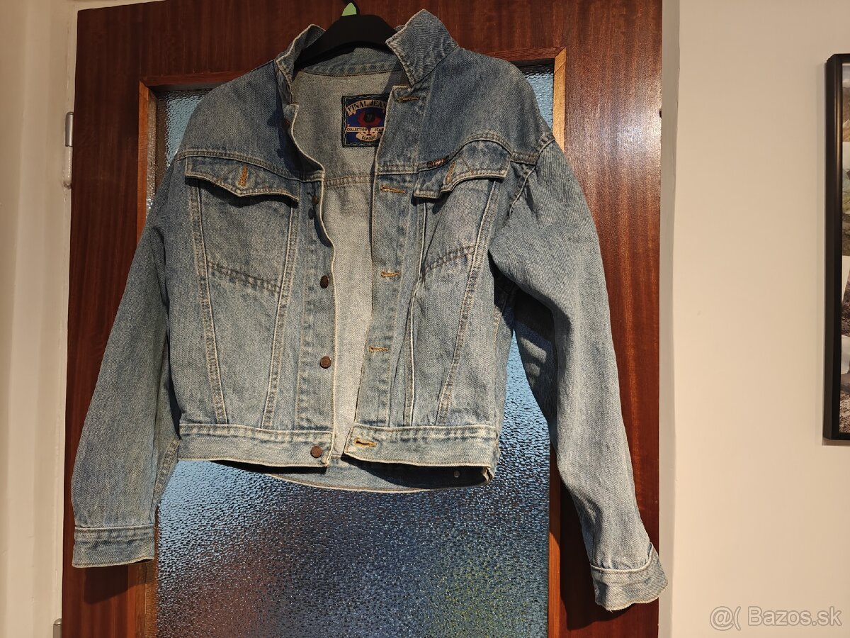 Riflová bunda veľ.M - 2