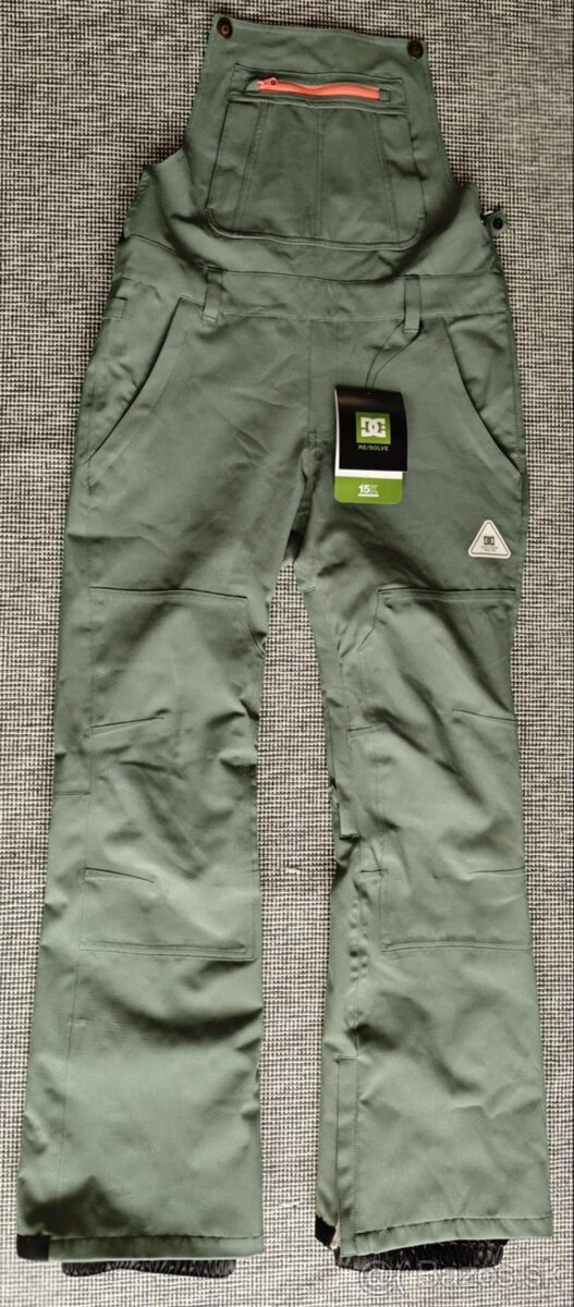 snowboardové/freeride nohavice DC CRUSADE BIB pants, nové - 2