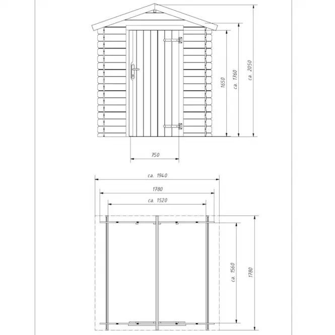 Záhradný domček - 2