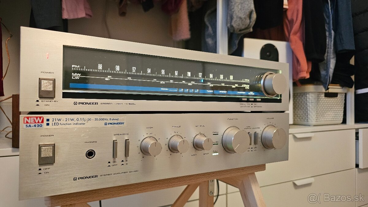 Predám vintage stereo set Pioneer Zosilňovač a tuner - 2