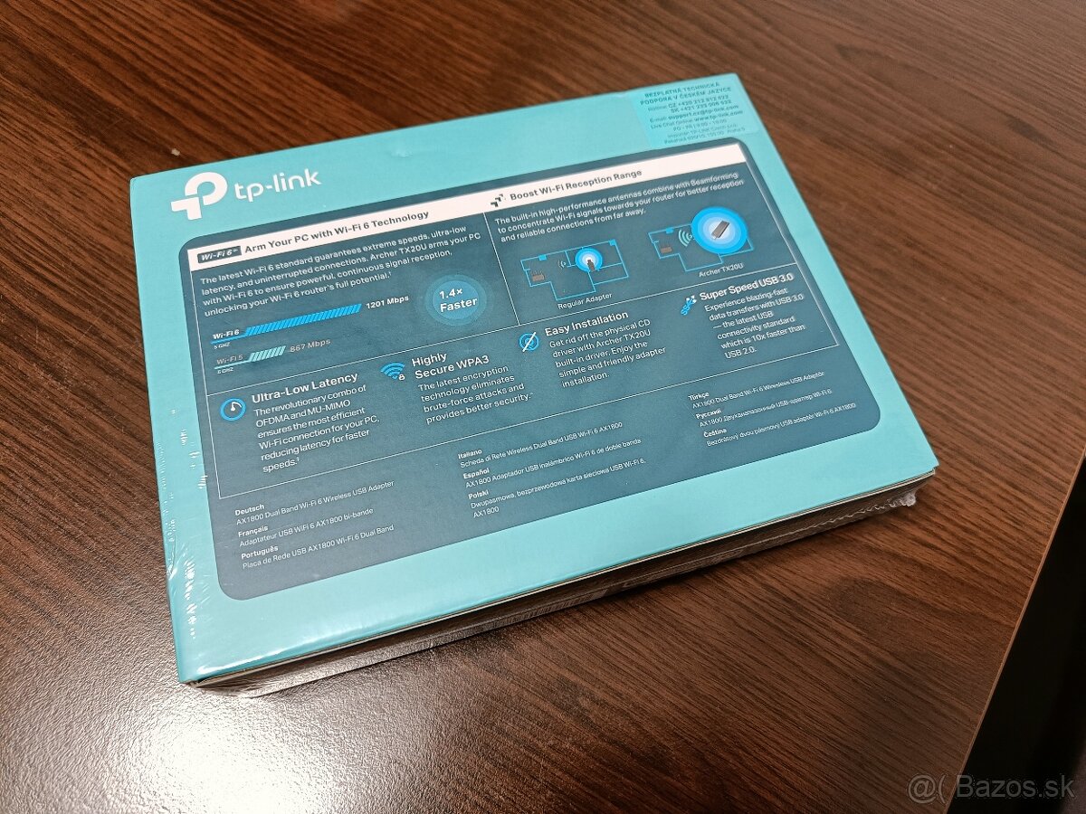 Sieťová karta TP-LINK Archer TX20U, Wi-Fi 6 - 2
