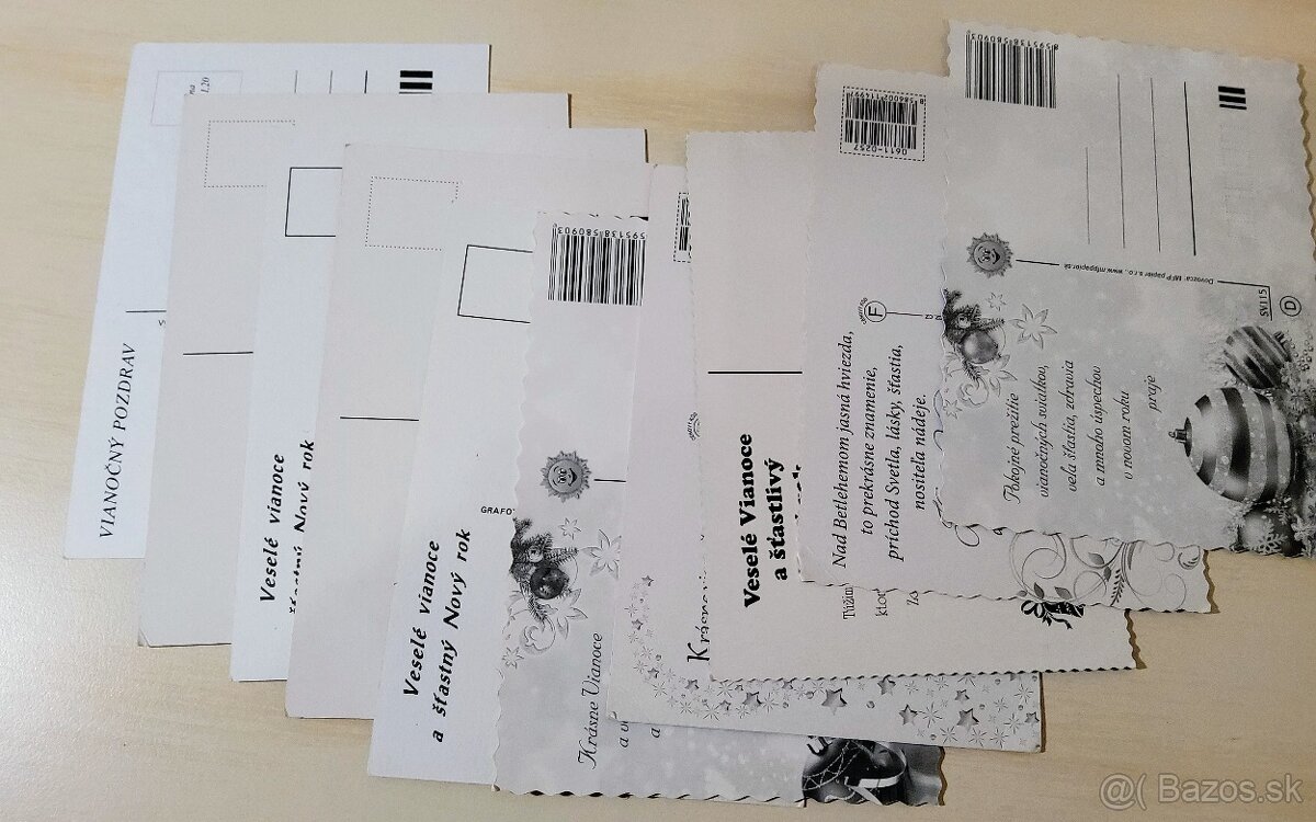Vianočné pohľadnice 10 ks - 2
