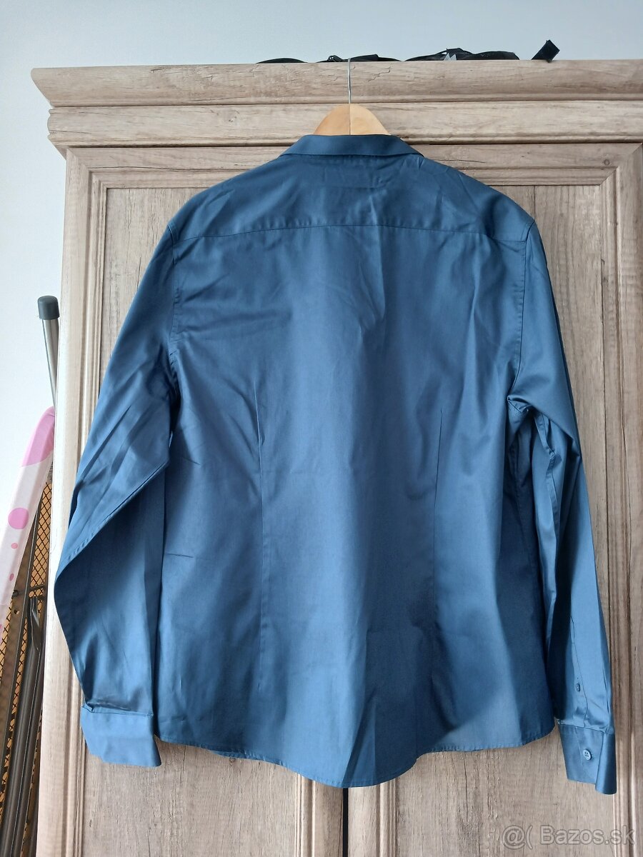 Nová košeľa XL River Island modrá - 2