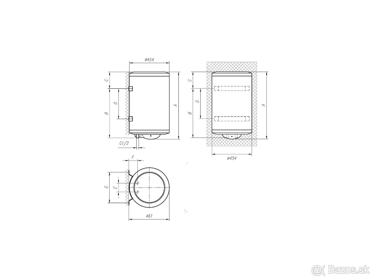 Mora EOM 150 PKT - elektricky bojler 150l - 2