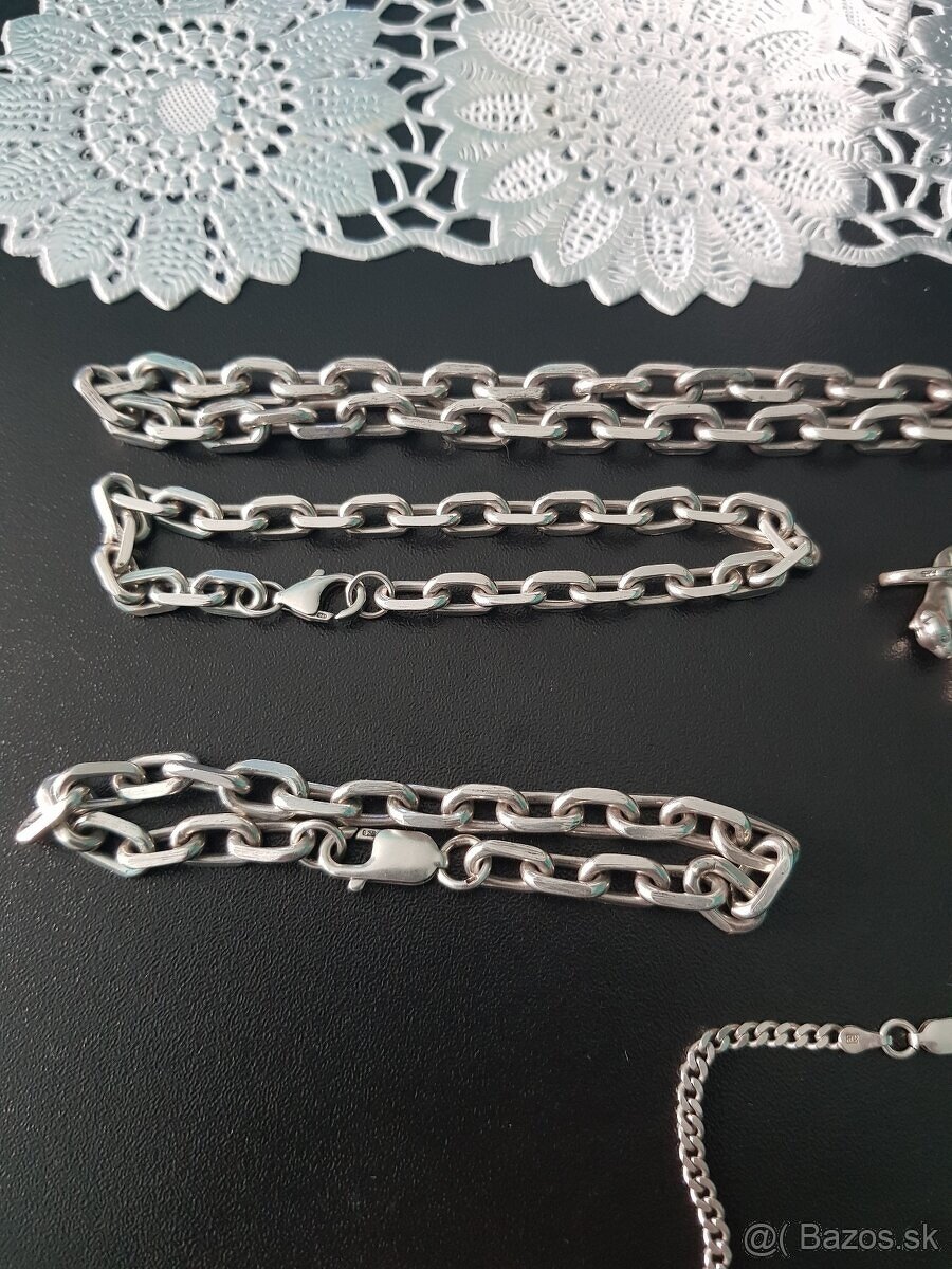 Strieborny mix sperkov - 2