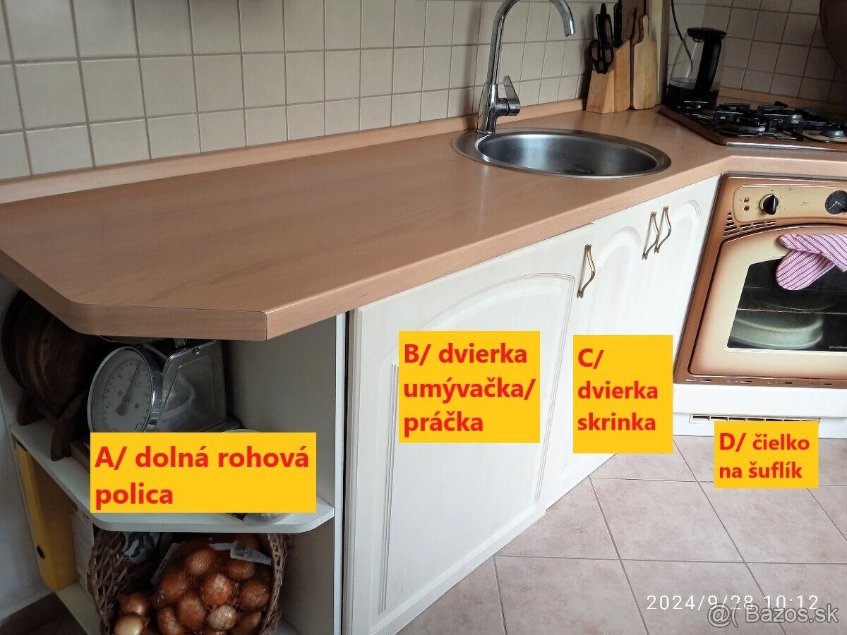 Predám časti kuchynskej linky = výborný stav - 2