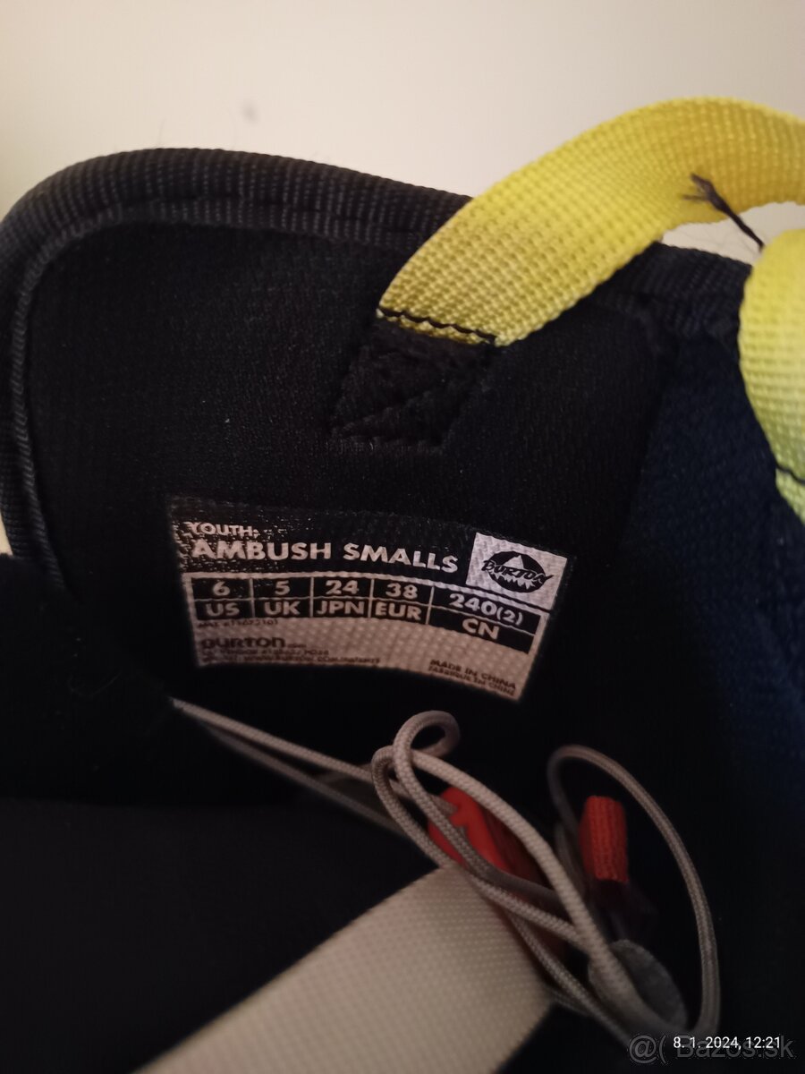 zanovne snowboard topanky BURTON velkost 37 - 2