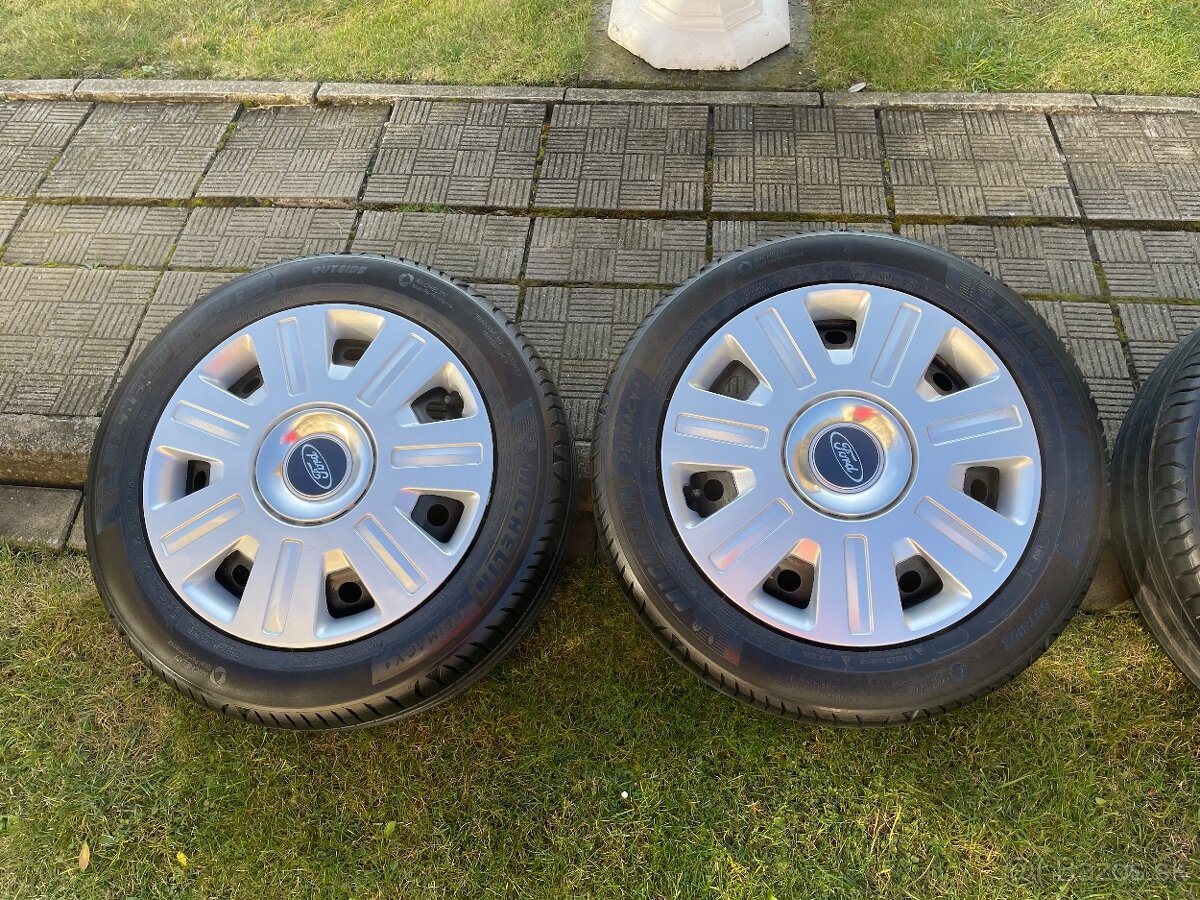 Plechové disky 5x108 s pneu - 2