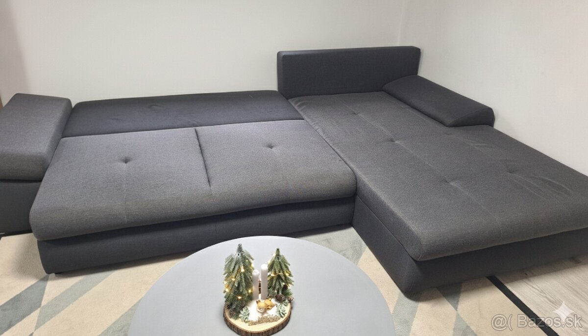 Velka rohova rozkladacia sedacka s uloznym priestorom - 2