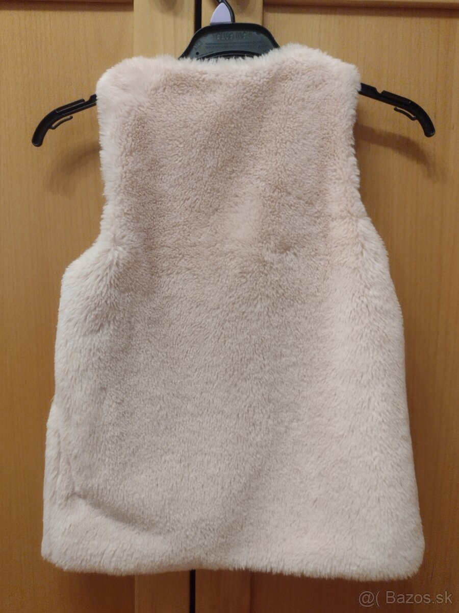 Ružová vesta, veľkosť 134 - 2