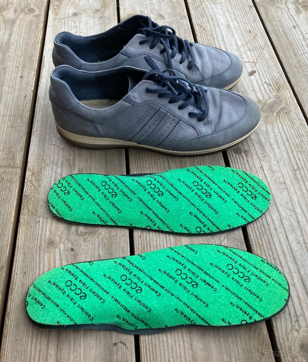 pánske modrosivé mokasíny - 2