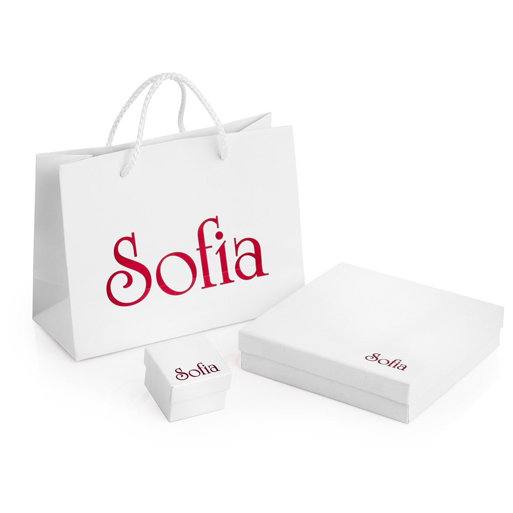 SOFIA strieborné náušnice - 2