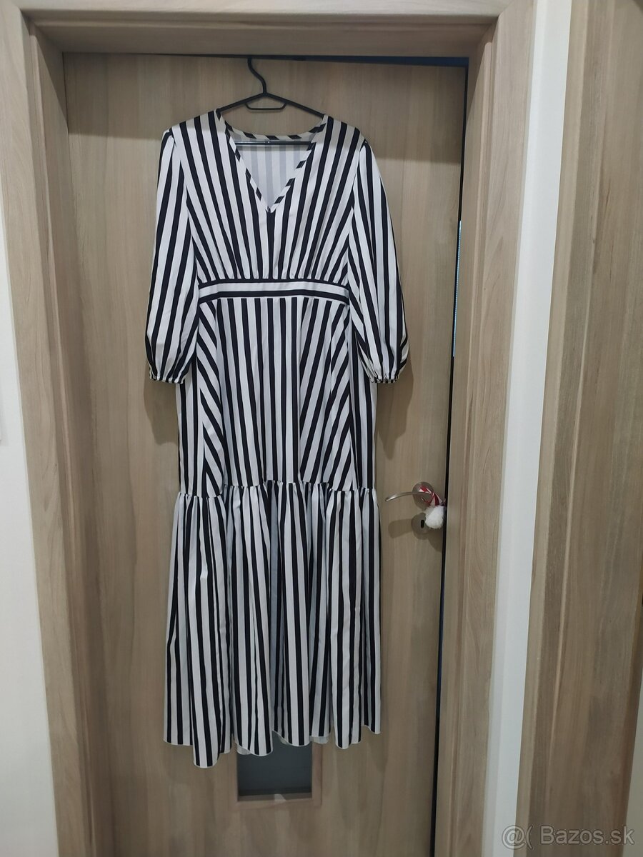 šaty čierno biele - 2