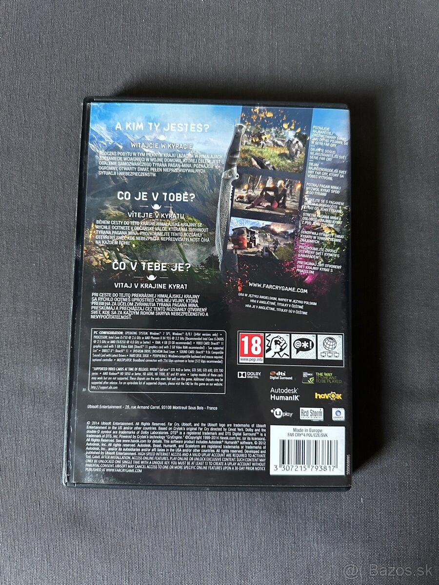 Predám hru Far Cry 4 na PC pre zberateľa (kód použitý) - 2