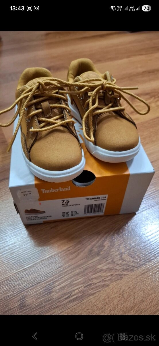Detske tenisky Timberland v.24 - 2
