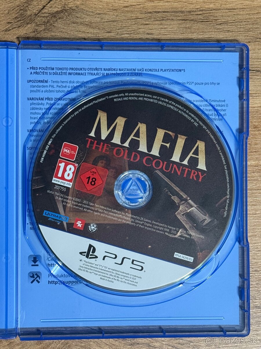 Predam PS5 Mafia The Old Country - 2