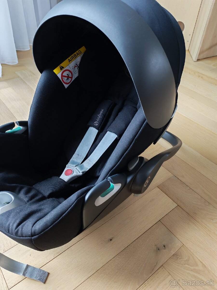 Cybex Cloud Z2 i-Size – čierna + letný poťah - 2