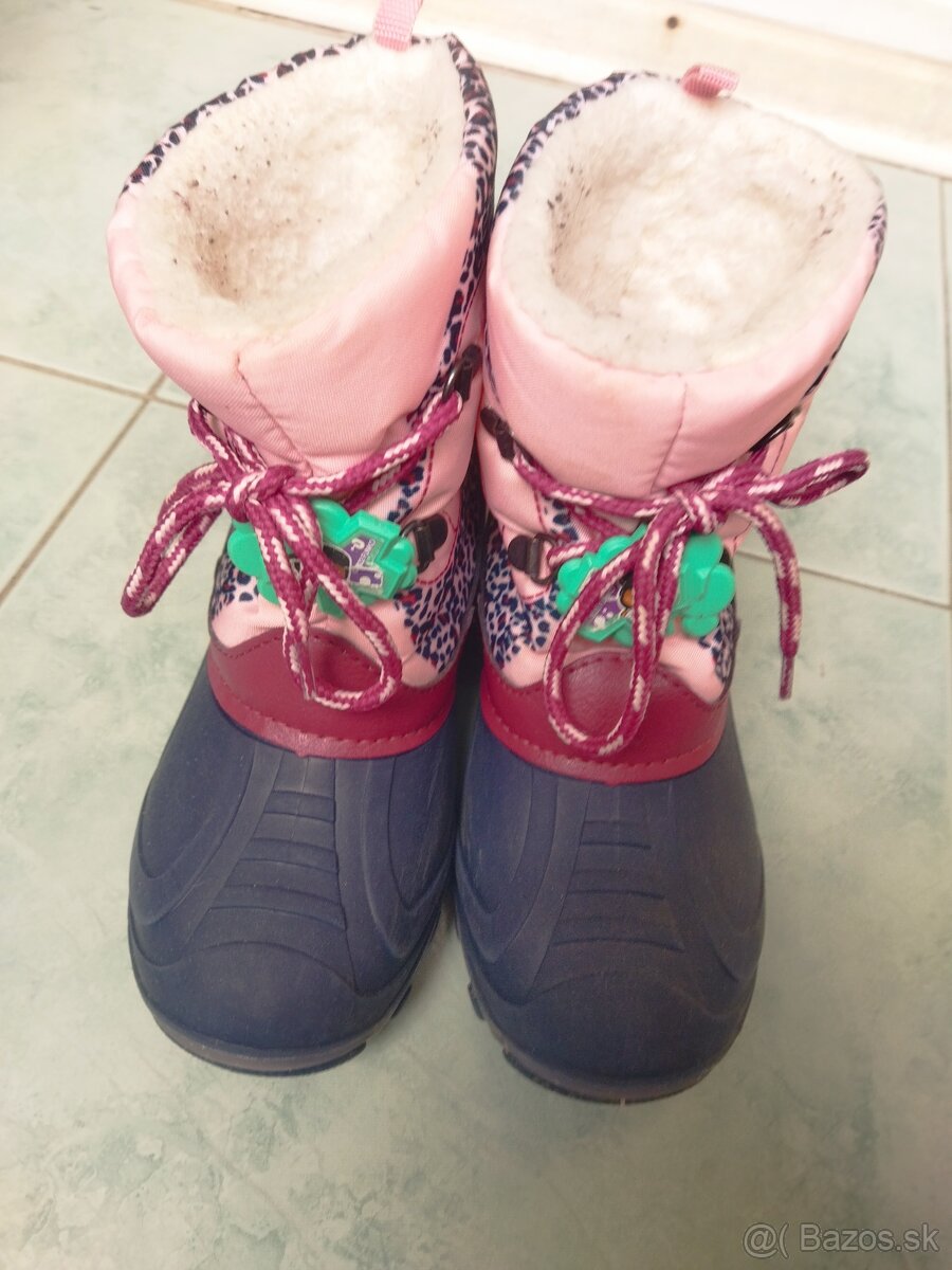 Predám dievčenské zimné topánky veľkosť 30 - 2