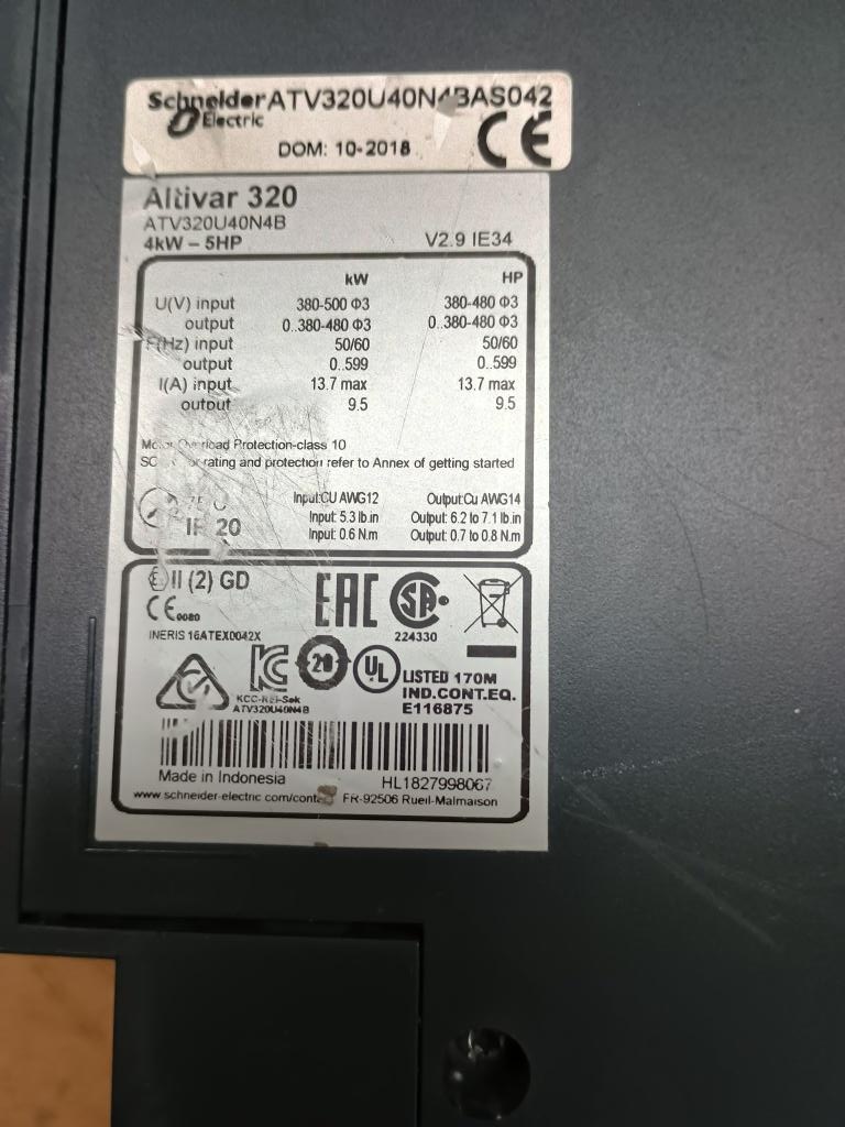 Frekvenčný menič 4 kW - 2