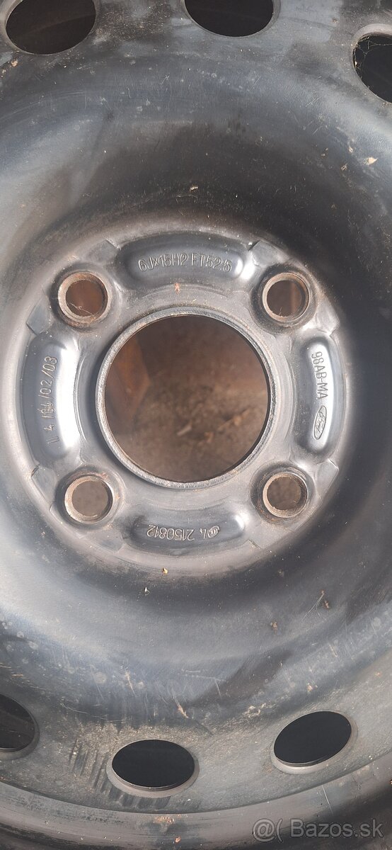 Plechový disk R15 4x108 - 2