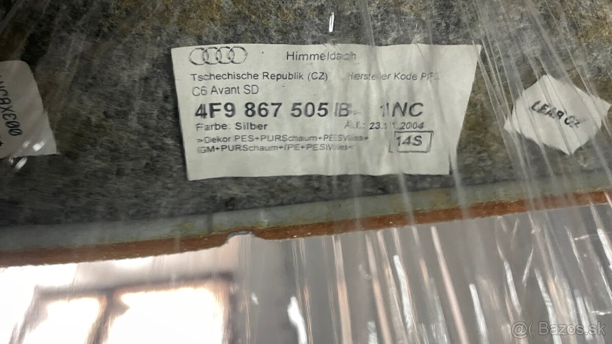 Audi A6 C6 avant / sedan stropnica - 2