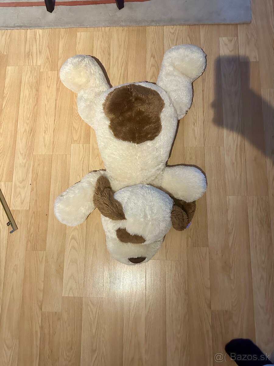 Velky plysovy psik hracka - novy - 110 cm - Vianoce - 2