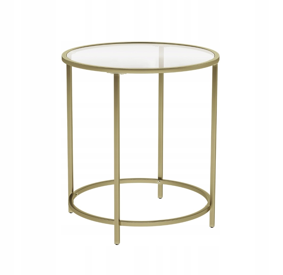 Zlatý kovový stolík - 2