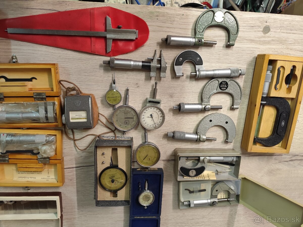 Mikrometre posuvné odchylkometre meradlá... - 2