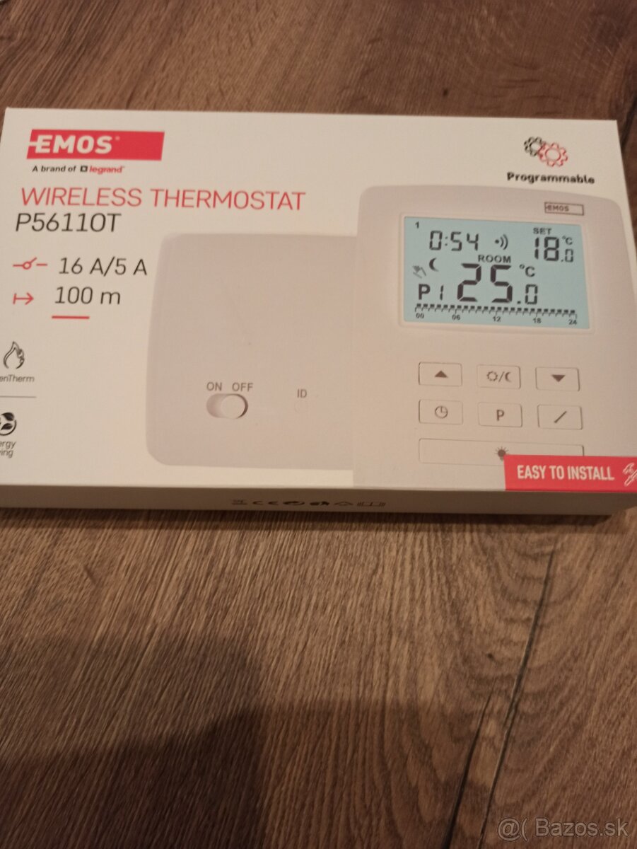 Bytový termostat kurenia - 2