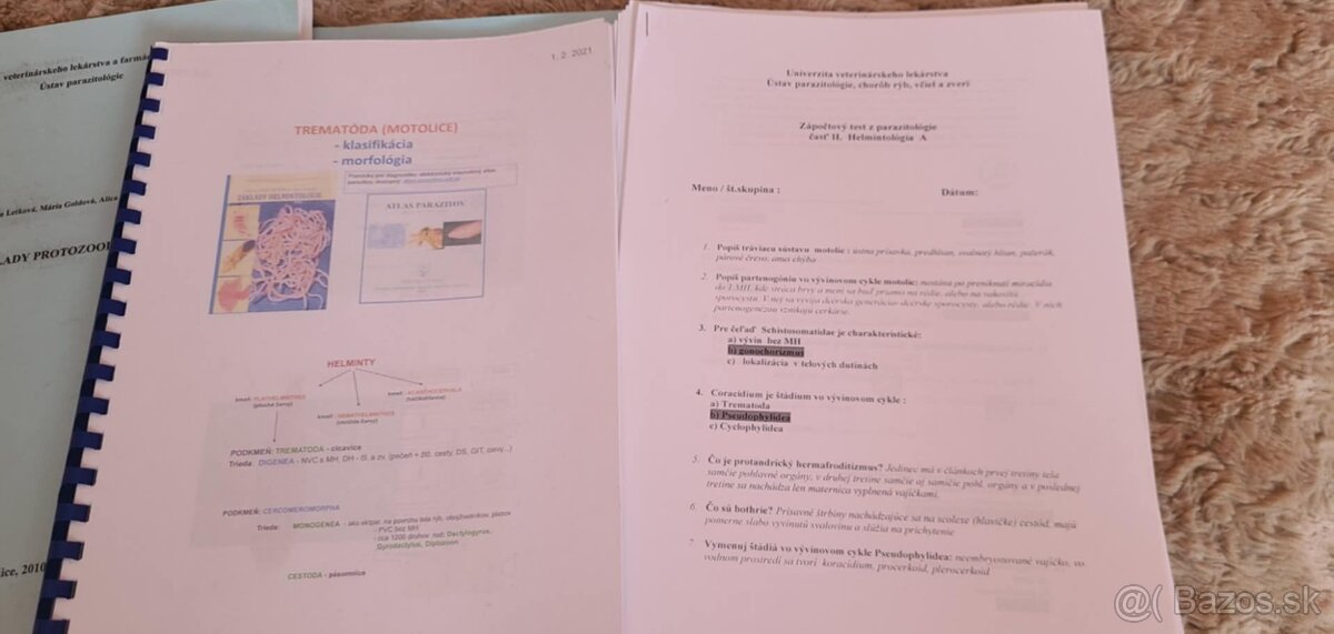 UVLF KE : Materiály pre VVL/HP - 4.ročník - 2