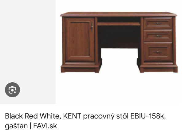 Masívny stôl Kent od BRW - 2