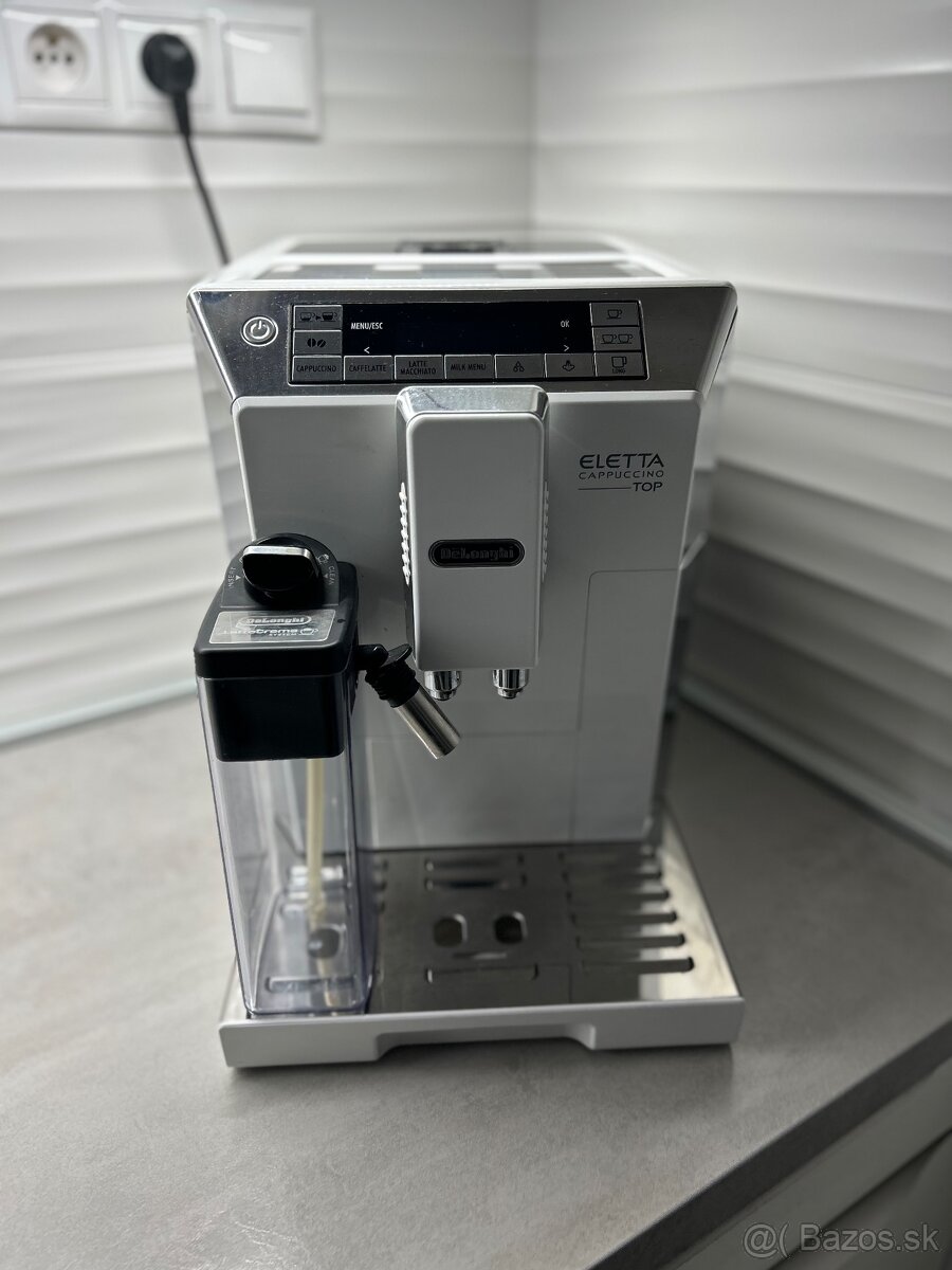 Kávovar DeLonghi Eletta biela farba - 2