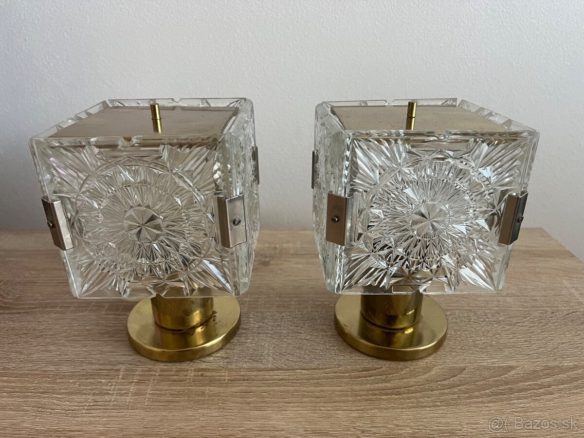 Kamenický Šenov pár lamp - 2